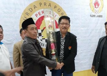 Mewakili Bupati Kerinci, Pj Sekda Buka Rakerda Percasi dan Kejurda Catur Pra Porprov Jambi