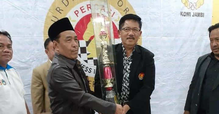 Mewakili Bupati Kerinci, Pj Sekda Buka Rakerda Percasi dan Kejurda Catur Pra Porprov Jambi