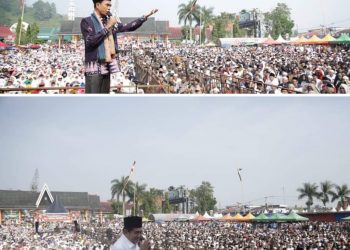 UAS Disambut Penuh Sukacita Warga, Lapangan Merdeka Penuh Sesak