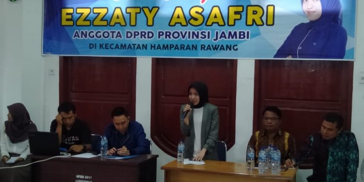 Anggota DPRD Provinsi Ezzaty gelar Reses Dengan Masyarakat Hamparan Rawang