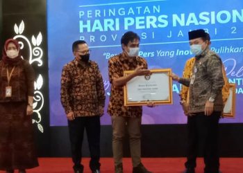 Gubernur Al Haris Apresiasi IWO Atas Partisipasinya Dalam Penyebaran Informasi Covid-19
