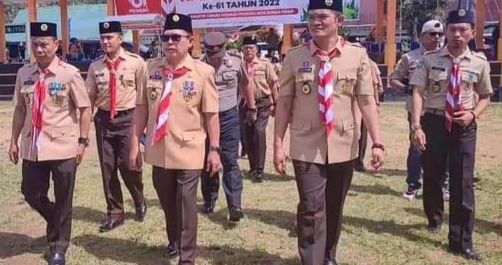 Pemkot Sungai Penuh Gelar Apel Besar Hari Pramuka ke-61 Tahun 2022