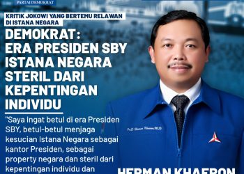 Demokrat: Era Presiden SBY Istana Negara Steril dari Kepentingan Individu