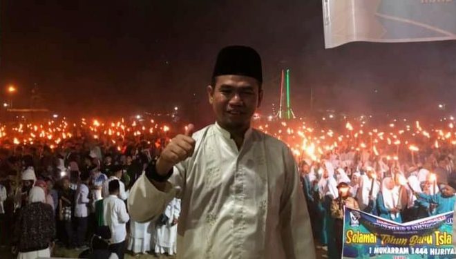 Ketua DPRD Fajran Hadiri Semarak Pawai Obor Menyambut Tahun Baru Islam di Kota Sungai Penuh