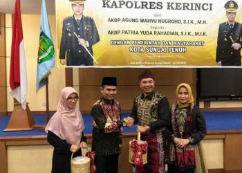 Ketua DPRD Kota Sungai Penuh Fajran Hadiri Pisah Sambut Kapolres Kerinci