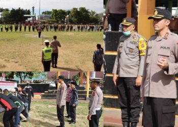Polres Kerinci Gelar Apel Deklarasi Penolakan Geng Motor dan Balap Liar Oleh Club Kendaraan