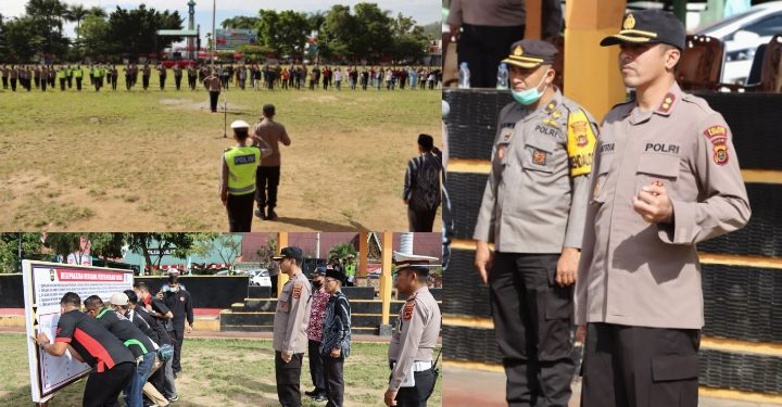 Polres Kerinci Gelar Apel Deklarasi Penolakan Geng Motor dan Balap Liar Oleh Club Kendaraan