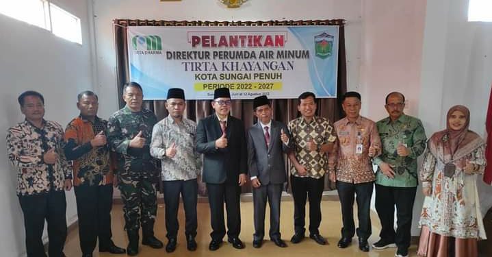 Ketua DPRD Fajran Hadiri Pelantikan Direktur Perumda Tirta Khayangan