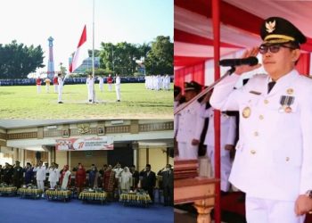Wali Kota Ahmadi Irup Upacara Peringatan HUT Kemerdekaan RI Ke-77 di Sungai Penuh