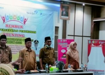 Wabub Ami Taher Hadiri Rembuk Stunting Bersama Tim TPPS Kabupaten, Kecamatan dan Desa