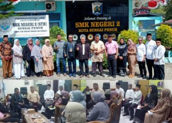 SMKN 2 Sungai Penuh Terima Kunjungan LP3M UNP dan Wakil Direktur Vokasi Kementerian