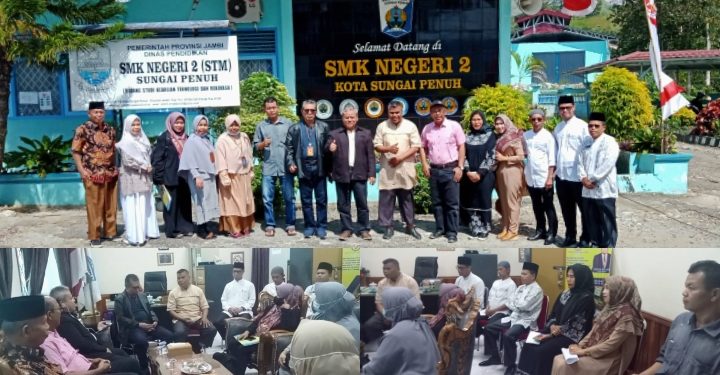 SMKN 2 Sungai Penuh Terima Kunjungan LP3M UNP dan Wakil Direktur Vokasi Kementerian