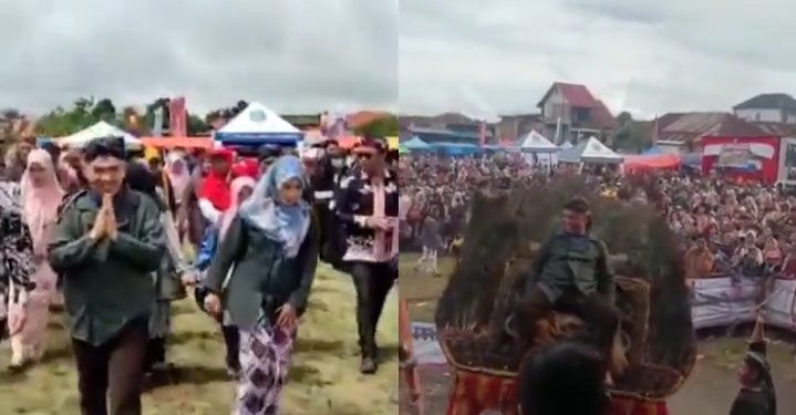 Bupati Kerinci Adirozal Hadiri Festival Budaya Gunung Labu “Sedekah Hasil Bumi”