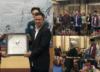 Ketua DPRD Fajran Hadiri Pelantikan BPC HIPMI Kota Sungai Penuh
