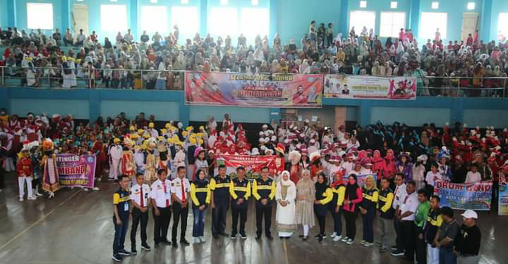 Wako Ahmadi Buka Lomba Drumband Tingkat Kota Sungai Penuh