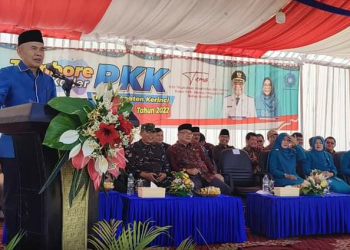 Bupati Adirozal Buka Jambore PKK Kabupaten Kerinci