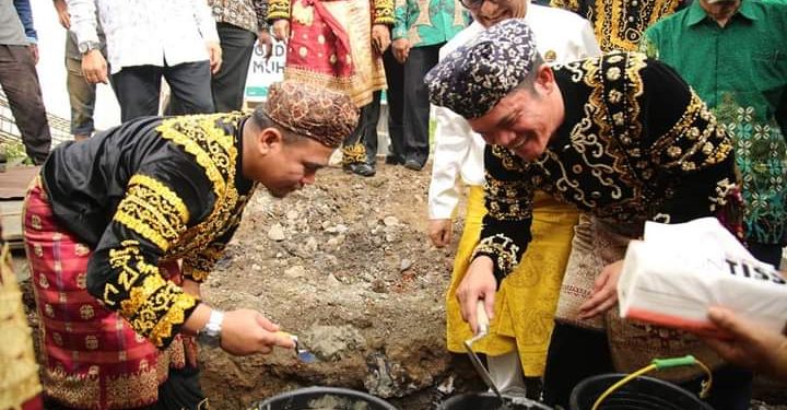 Ketua DPRD Fajran Dampingi Gubernur Peletakan Batu Pertama Gedung Dakwah Muhammadiyah 2