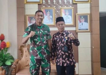 Sekda Alpian Sambut Kunjungan Silaturahmi Dandim 0417/ Kerinci