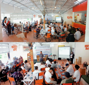 Sosialisasi Komunitas Entrepreneur Millenial (M-Corner) Terhadap Pelaku Ekonomi Kreatif.