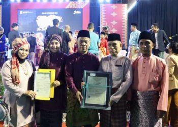 Diterima Sekda Alpian, Kota Sungai Penuh Dapat 3 Sertifikat HAKI pada Malam Apresiasi Seni dan Budaya Melayu Jambi