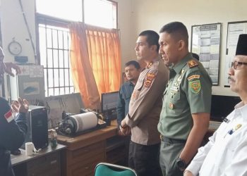 Erupsi Gunung Kerinci, Kapolres bersama Dandim Kunjungi Pos Pengamatan Gunung Api Kerinci