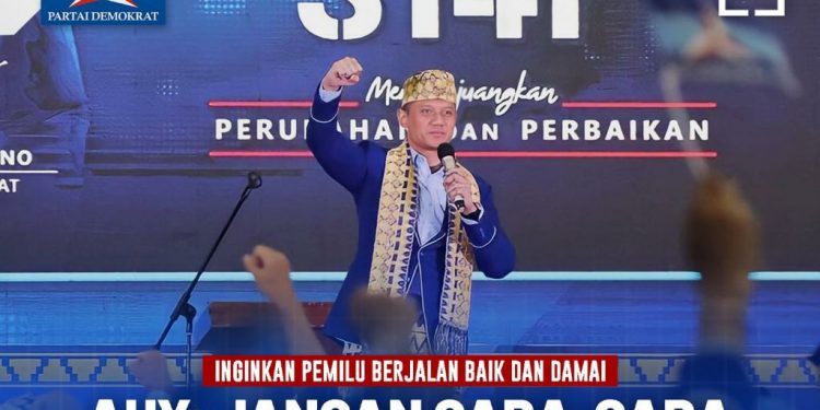 AHY: Jangan Gara-gara Pemilu Kita Terpecah Belah