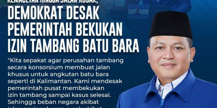 Demokrat Desak Pemerintah Bekukan Izin Tambang Batu Bara di Jambi