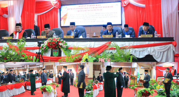 DPRD Sungai Penuh Gelar Paripurna Pengucapan Sumpah/Janji Wakil Ketua dan PAW Anggota