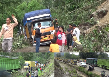 Truk Terperosok di KM 18 Puncak Sungai Penuh Sudah Dievakuasi, Lalulintas Kembali Normal 