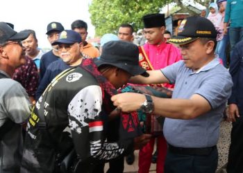 Gubernur Al Haris Sambut Kedatangan Tim Ekspedisi Milir Berakit