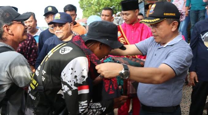 Gubernur Al Haris Sambut Kedatangan Tim Ekspedisi Milir Berakit