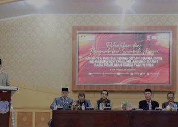 Wakil Bupati Tanjabbar, H. Hairan Hadiri Pelantikan PPS Sekabupaten Tanjabbar
