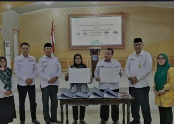 Wabub H.Hairan Sambut Kunker Pemkab Indragiri Hilir