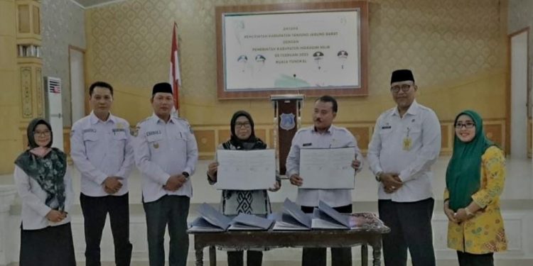 Wabub H.Hairan Sambut Kunker Pemkab Indragiri Hilir