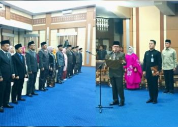 Wako Ahmadi Lantik 12 Pejabat Eselon II Pemkot Sungai Penuh