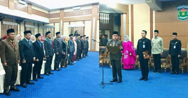 Wako Ahmadi Lantik 12 Pejabat Eselon II Pemkot Sungai Penuh