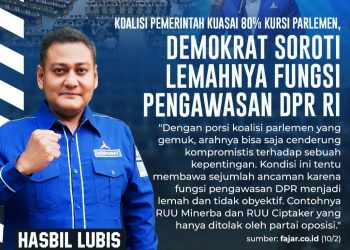 Koalisi Pemerintah Kuasai 80 Persen Lebih Kursi di Parlemen, Demokrat: DPR Jadi Lemah dan Tidak Objektif