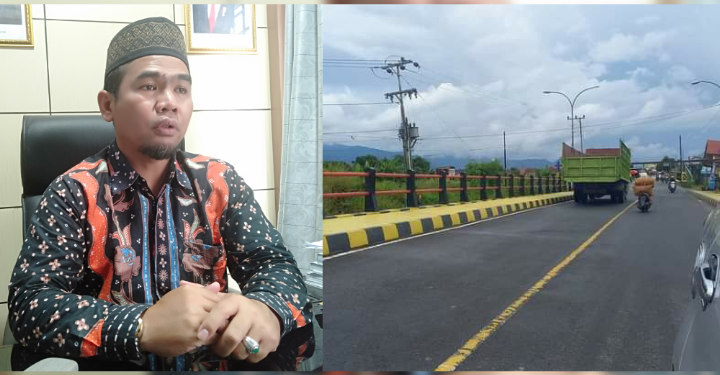 Ketua DPRD Fajran Minta Dishub Awasi Truk Yang Melintas di Jembatan Kerinduan