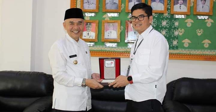 Sambut Baik Kunker PT. Telkom, Bupati Adirozal: Semoga Pelayanan TIK di Kerinci Meningkat