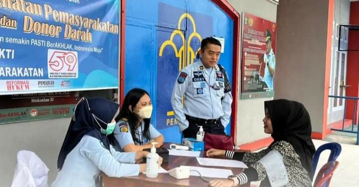 Rutan Sungai Penuh Berikan Layanan Kesehatan Gratis Kepada Keluarga WBP