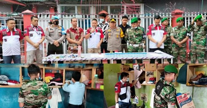 Pemasyarakatan Bersih-bersih, Rutan Sungai Penuh Gelar Razia Gabungan Bersama APH