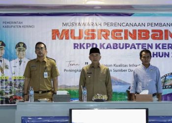 Bupati Adirozal Buka Musrenbang RKPD Kerinci 2024