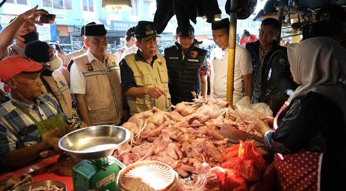 Wagub Sani Cek Ketersediaan Pangan Jelang Puasa