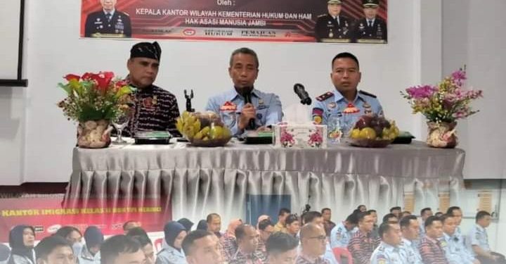 Kakanwil Kemenkumham Jambi Berikan Penguatan Kepada Jajaran Rutan Sungai Penuh dan Imigrasi Kerinci