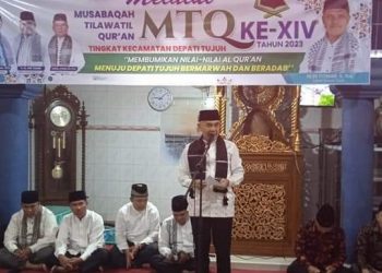 Buka MTQ Tingkat Kecamatan Depati 7, Bupati Adirozal: Jadikan Ajang Evaluasi dan Seleksi Kafilah