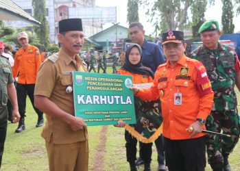 Gubernur Al Haris Pimpin Apel Siaga Bencana Karhutla