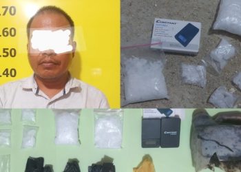 Polisi Tangkap Pengedar Narkotika di Desa Muara Hemat, Ratusan Gram Sabu Disita