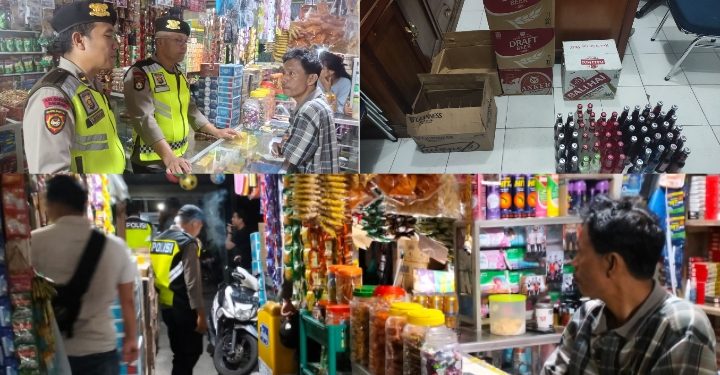 Razia Rutin, Polres Kerinci Amankan Ratusan Botol Miras
