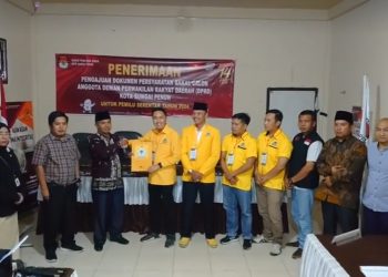 Daftarkan 25 Bacaleg Potensial ke KPU, Partai Golkar Incar 5 Kursi DPRD Sungai Penuh