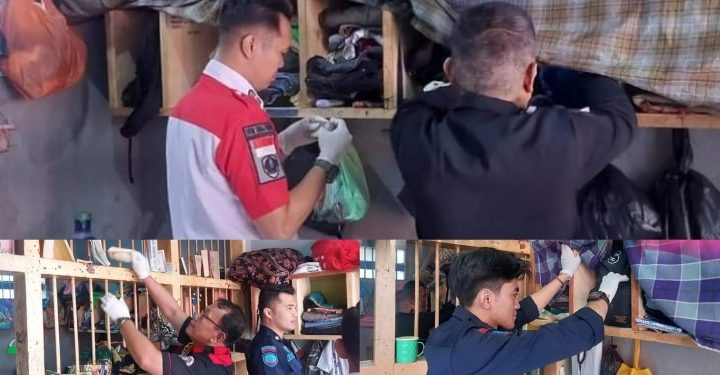 Cegah Gangguan Kamtib, Rutan Sungai Penuh Razia Kamar Hunian WBP